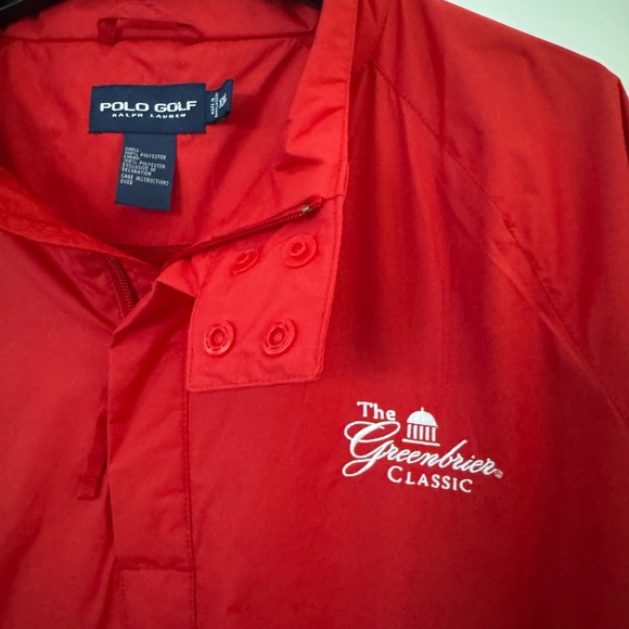 POLO GOLF The Greenbrier Classic Short Sleeve Windbreaker Shirt Jacket Pullover - Picture 3 of 10